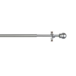 Varão de cortina extensível deco sphere cinza, 120 - 215 cm