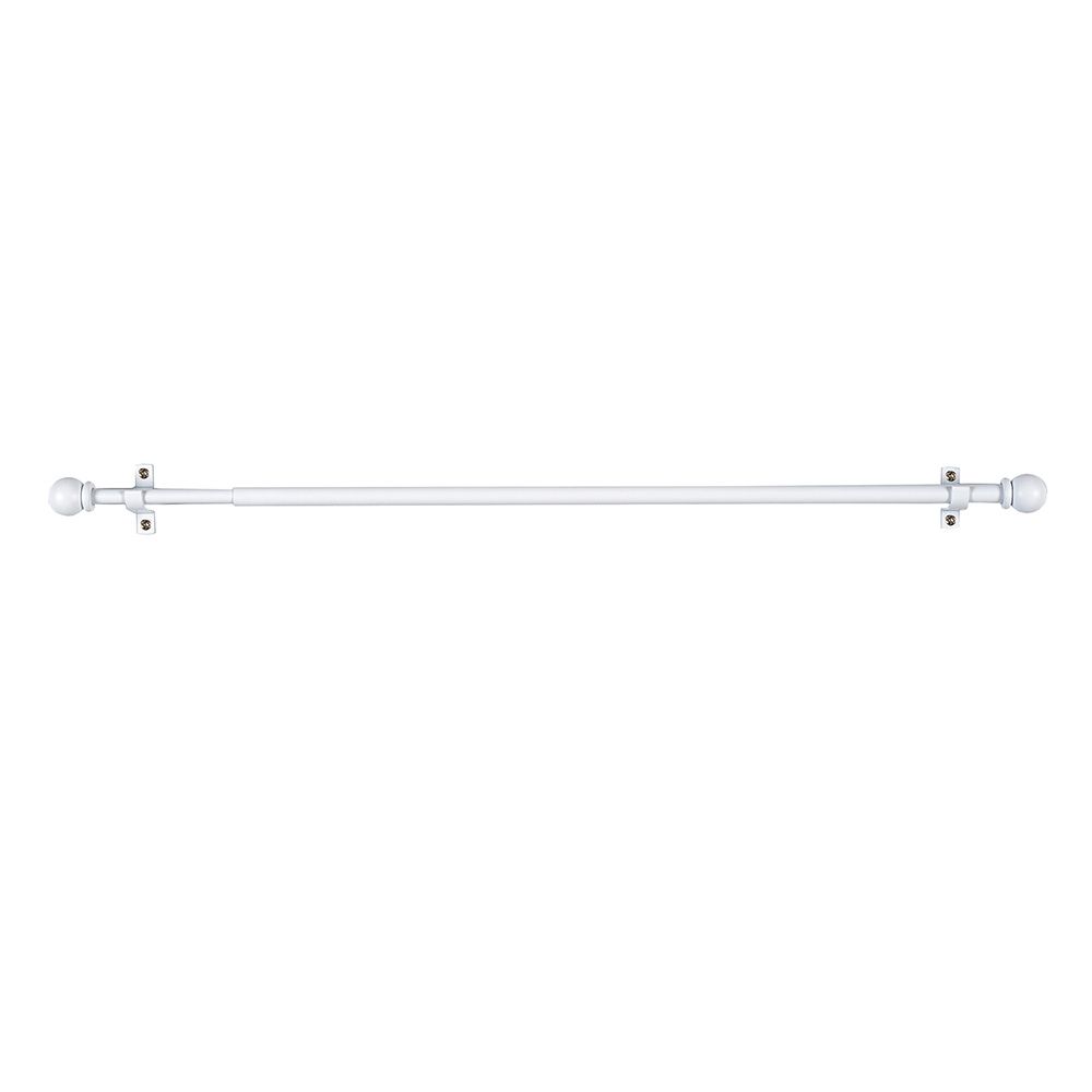 Varão de cortina extensível deco sphere branco, 70-120 cm - Image 2