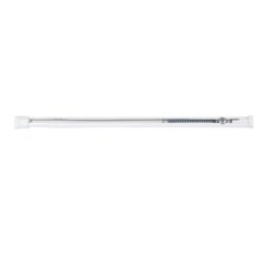 Varão de cortina extensível com fixação por pressão, modelo oval force, branco, 30-43 cm