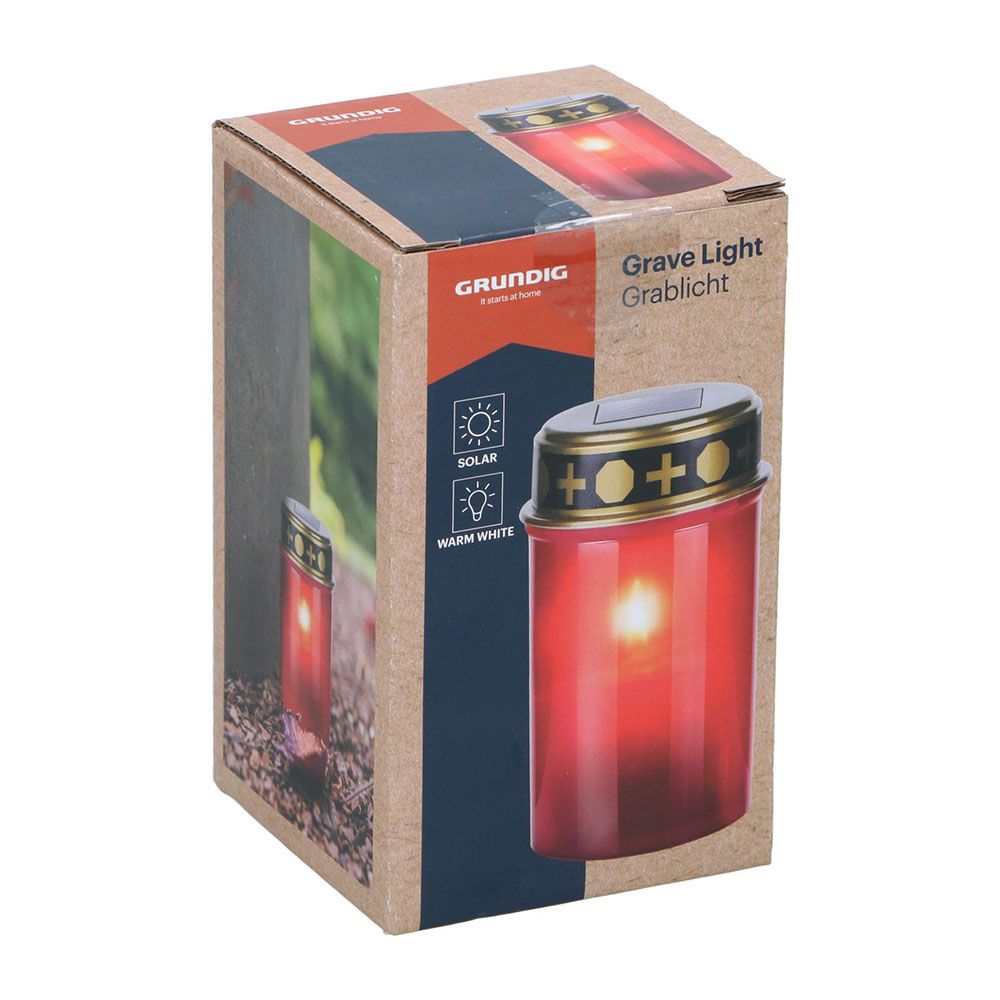 Vela para os mortos (cemitério) com LUZ solar LED - Image 2