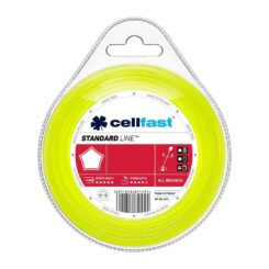 FIO para roçadora, estrela, Ø2,4 mm, dispensador 15 m
