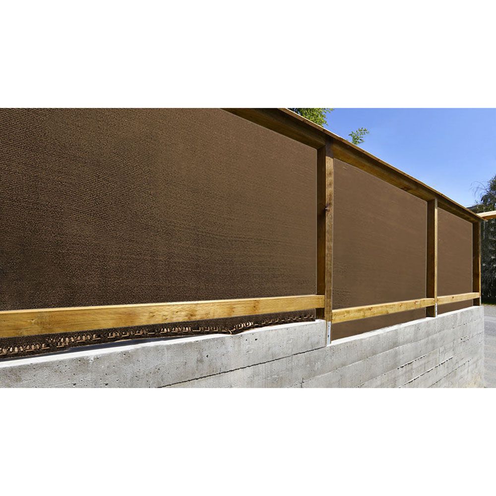 Malha de ocultação marrom 230 g/m² 1 x 5 m - Image 2