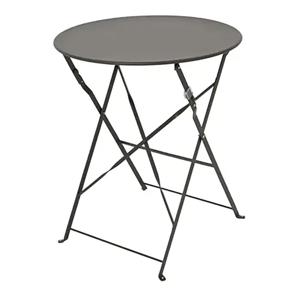 Conjunto de mesa e 2 cadeiras helsingborg, dobráveis, em aço, cinzento antracite - Image 2