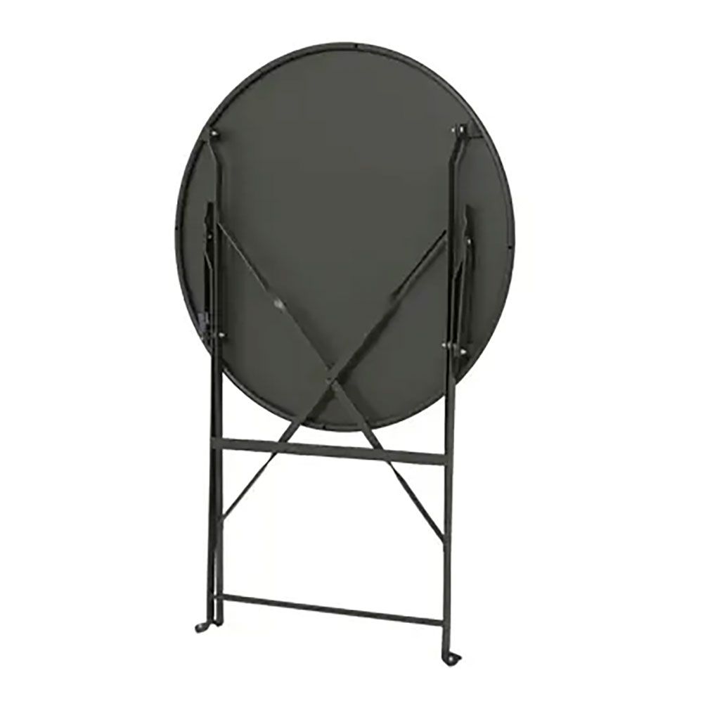 Conjunto de mesa e 2 cadeiras helsingborg, dobráveis, em aço, cinzento antracite - Image 4
