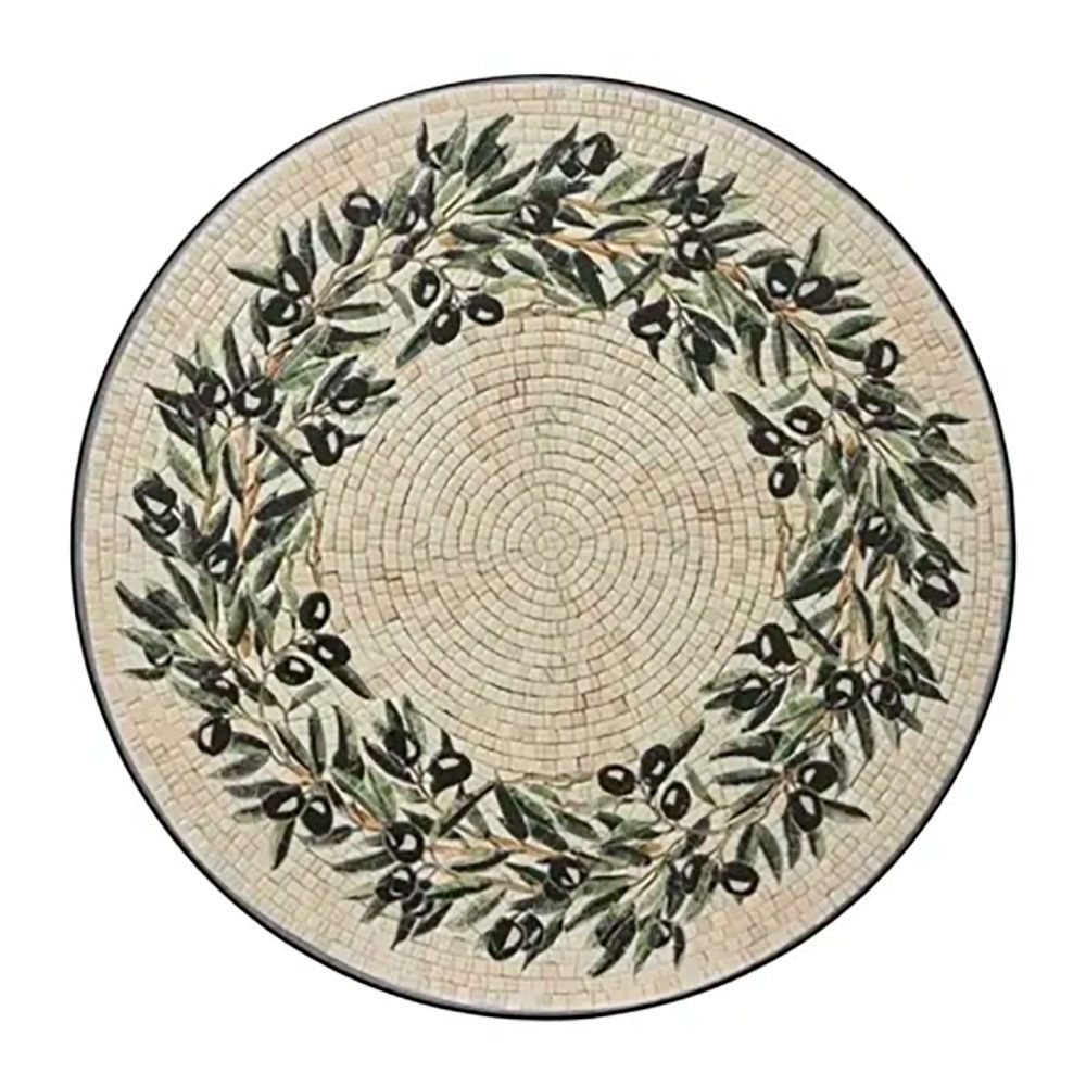 Mesa metálica/mosaico dobrável atenas COR preta para exterior Ø58 x 75 cm - Image 2