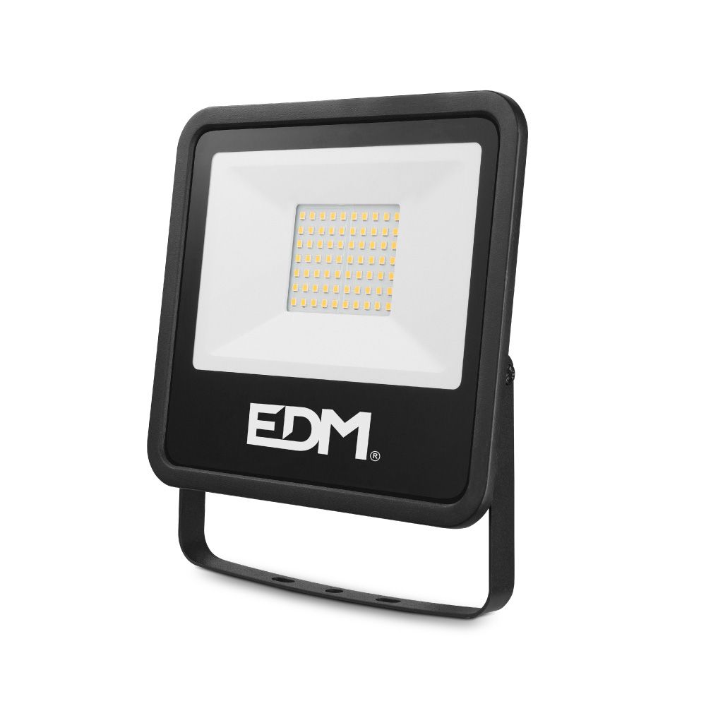 Foco projetor LED 50 W 4000 LM 4000 K LUZ diurna black series 19,2 x 2,9 x 17,5 cm - Image 2