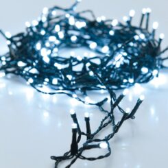 Grinalda fixa, 320 leds de LUZ fria, exterior, 24 m