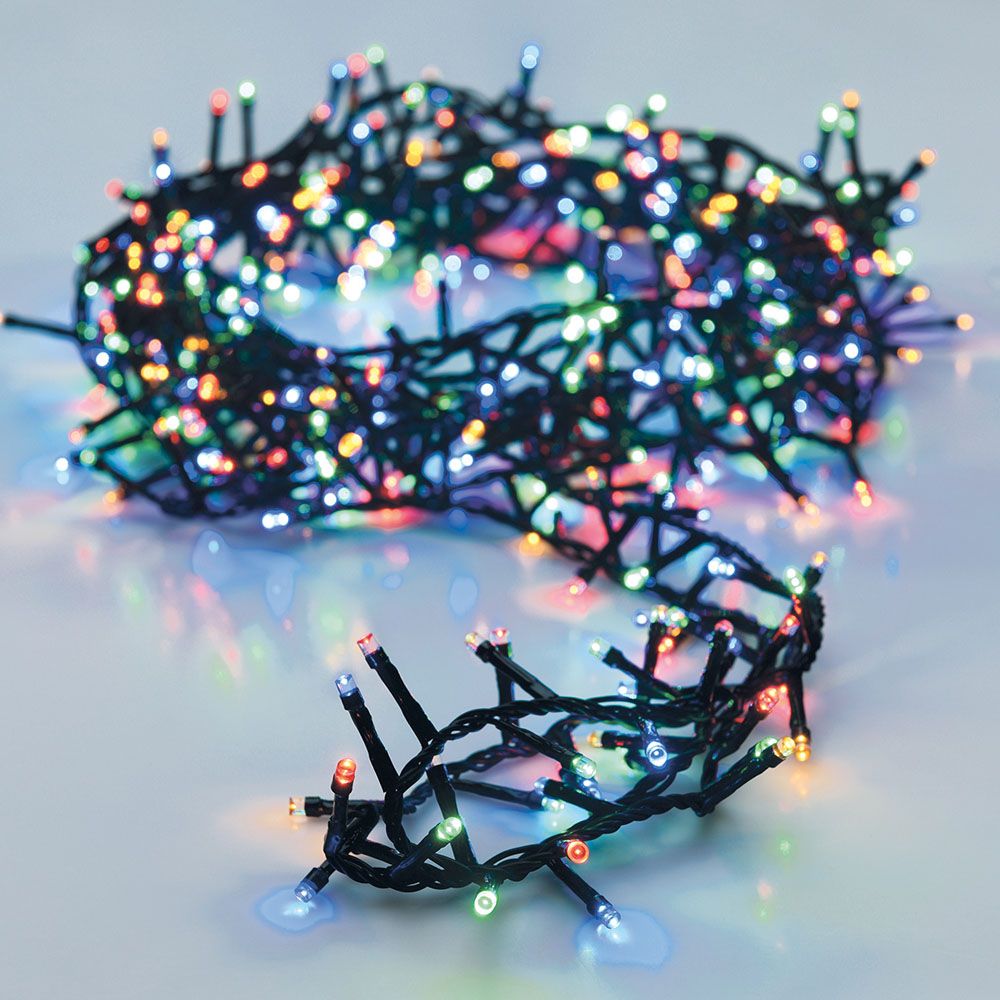 Grinalda LED "tipo espinho" 400 leds extra 11m