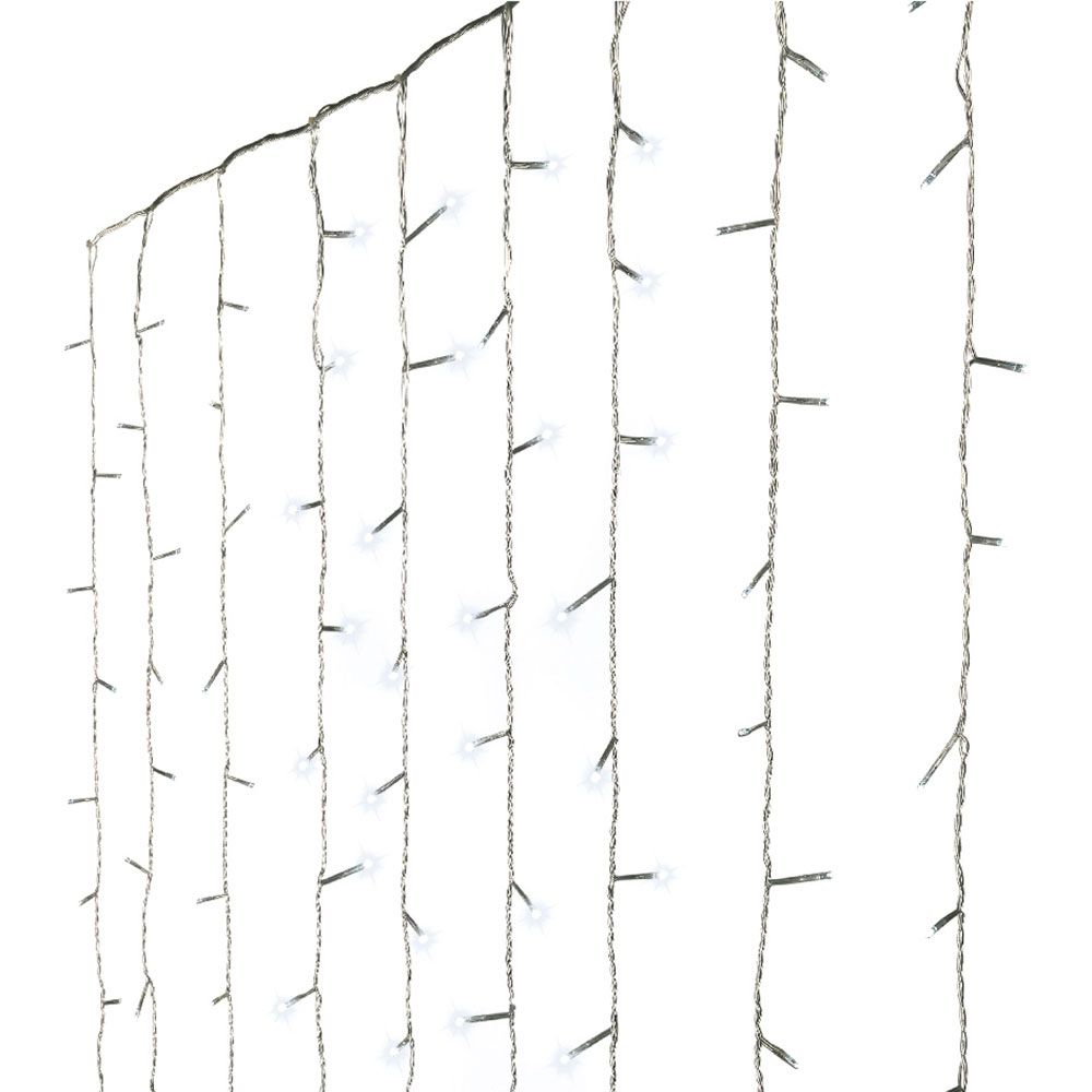 Cortina multifunción, exterior, 240 leds, 2,2 x 1,5 m, blanco frío