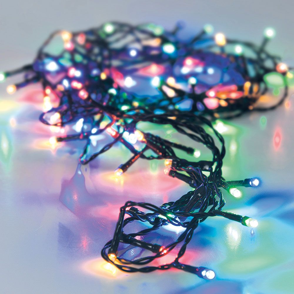 Grinalda multifunções 240 leds multicor 220V IP44 21m