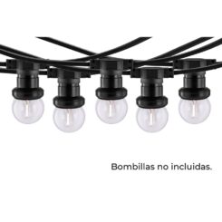 Grinalda com 50 casquilhos 2000W 50-60 HZ 220-240V E27 IP44 50m