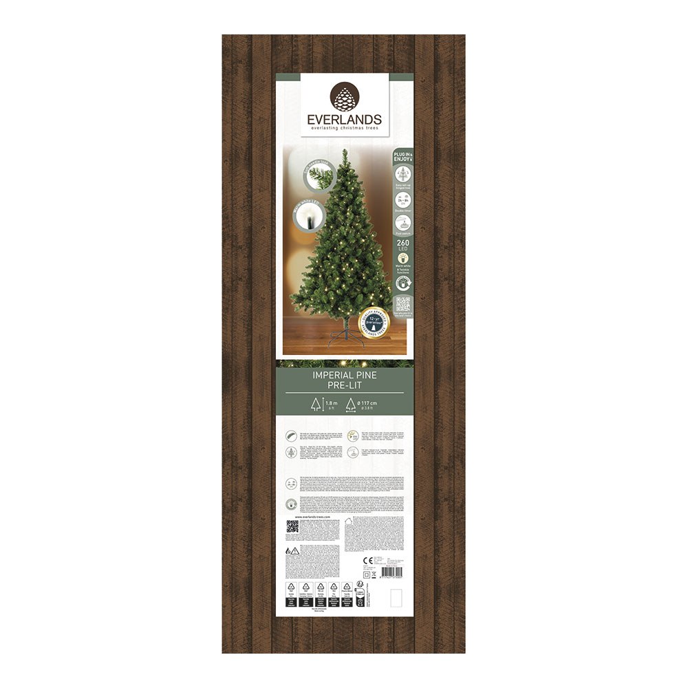 Árbol de navidad uso interior tipo pino imperial con led ø117 x 180 cm - Image 2