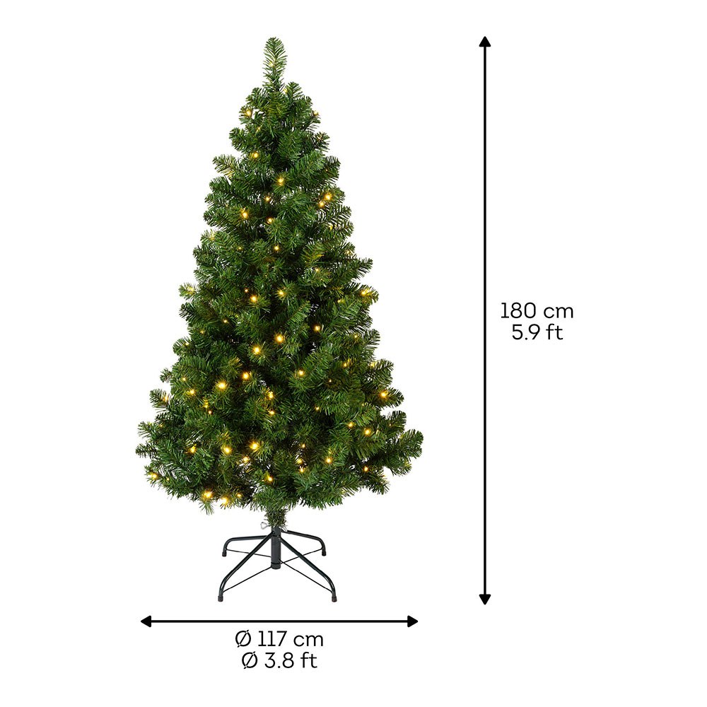 Árbol de navidad uso interior tipo pino imperial con led ø117 x 180 cm - Image 3