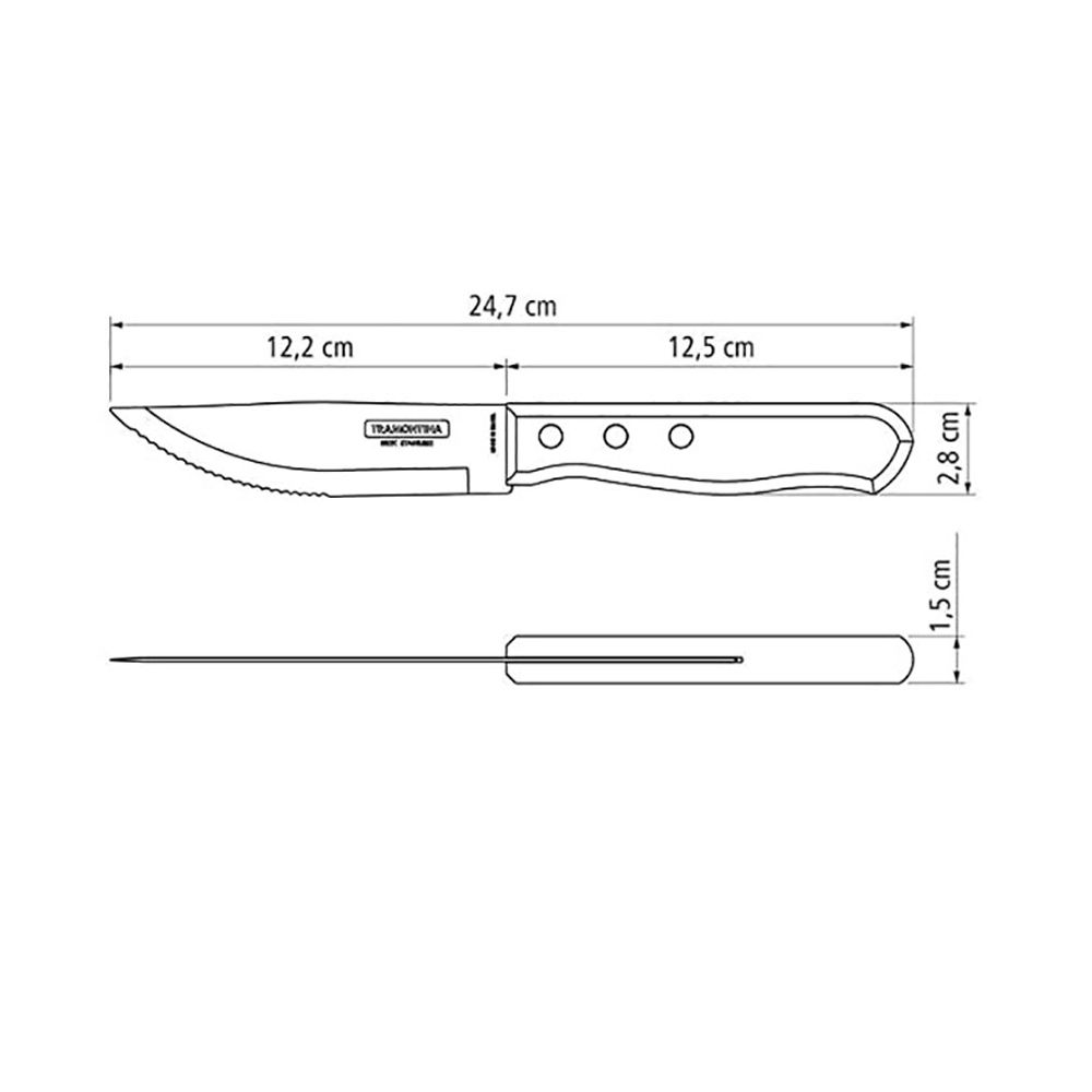 Jogo de facas de assado jumbo 12,7 cm 4 UDS - Image 4