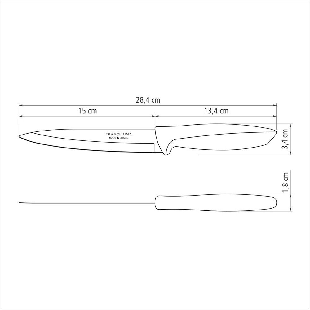 Faca utility plenus preto 153 mm - Image 4