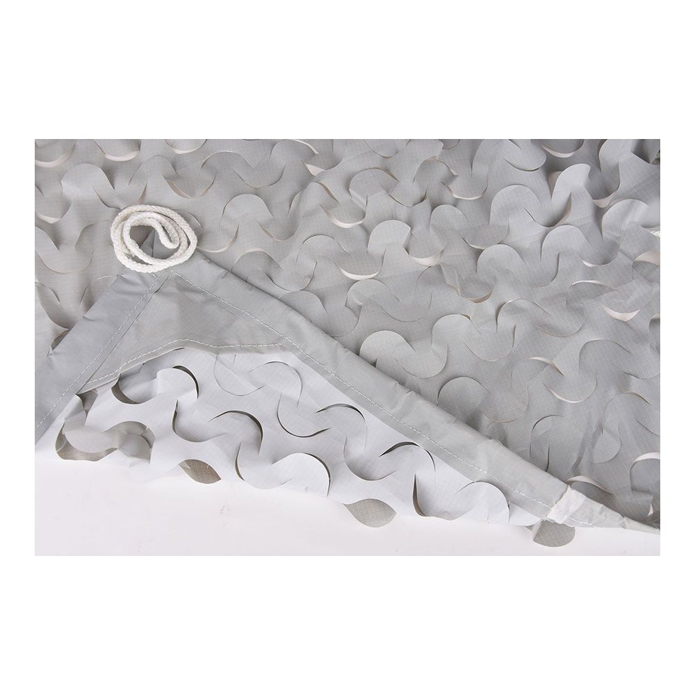 Toldo de camuflagem reversível cinza / branco 3 x 4 m - Image 3