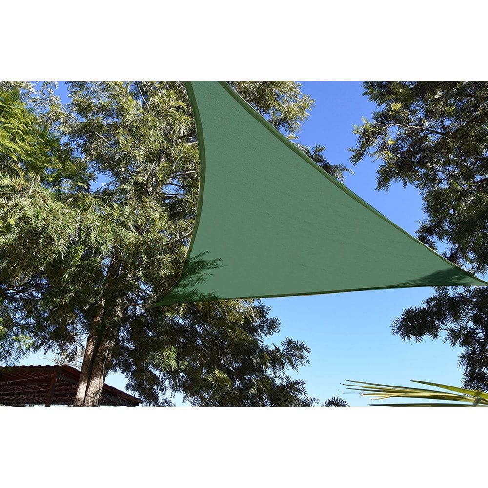 Toldo de vela triangular verde 5 x 5 x 5 m - Image 3