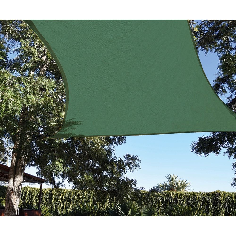Toldo de vela quadrado verde 3,6 x 3,6 m - Image 3