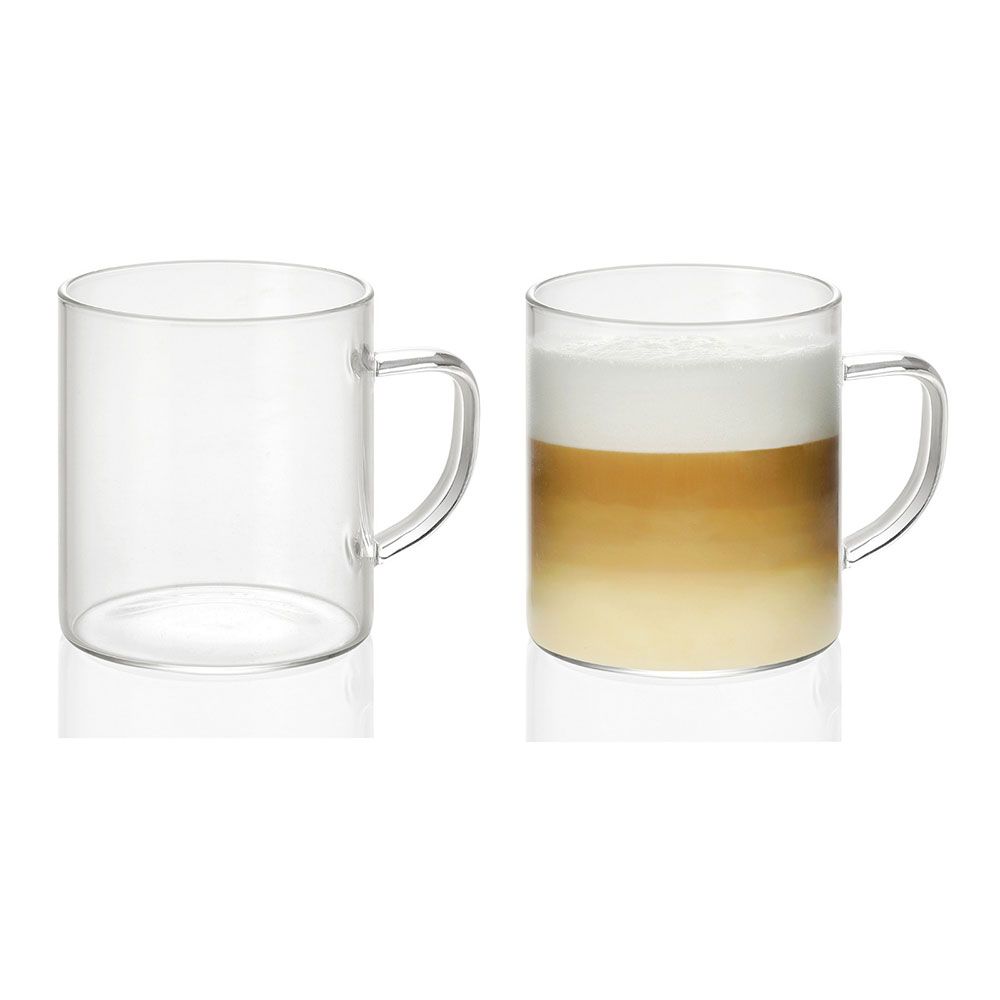 Canecas de vidro de 300 ml, Ø7,5 x 8,5 cm, 2 unidades - Image 3