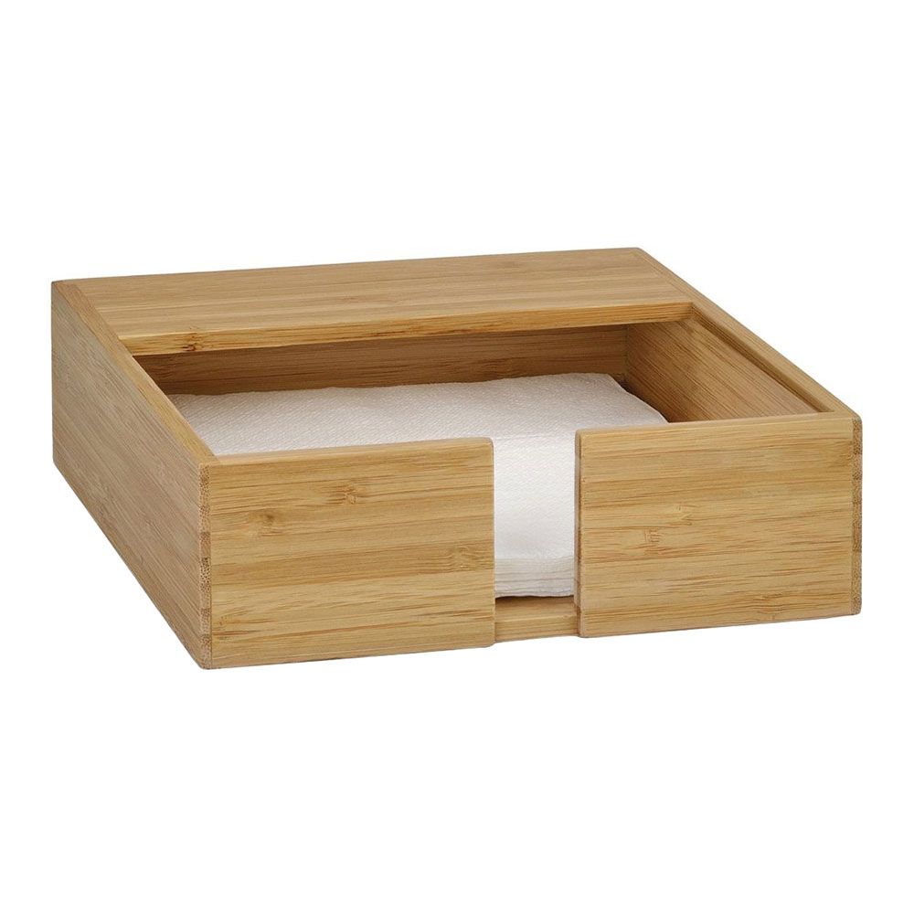 Suporte guardanapos bambu 17,5 x 17,5 x 5,5 cm - Image 2