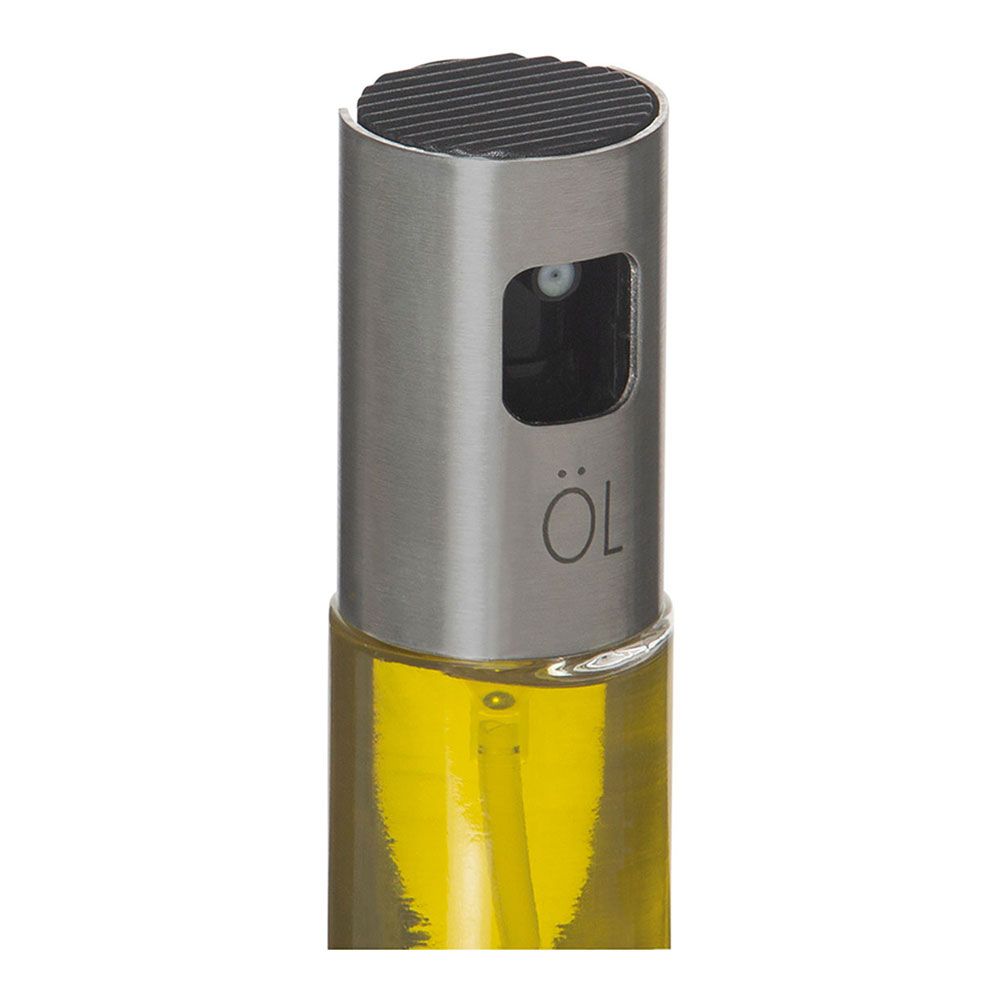 Recipiente de óleo spray cristal / aço inoxidável, 100 ml - Image 2