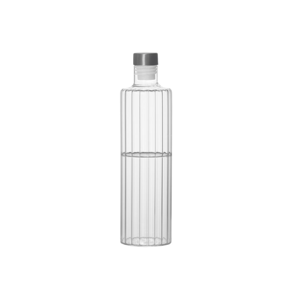 Botella cristal, tapon INOX 1 L - Image 2