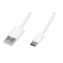 Cabo USB-A para USB-C 1,2 m branco