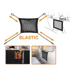 Rede de armazenamento de carro entre assentos black+decker
