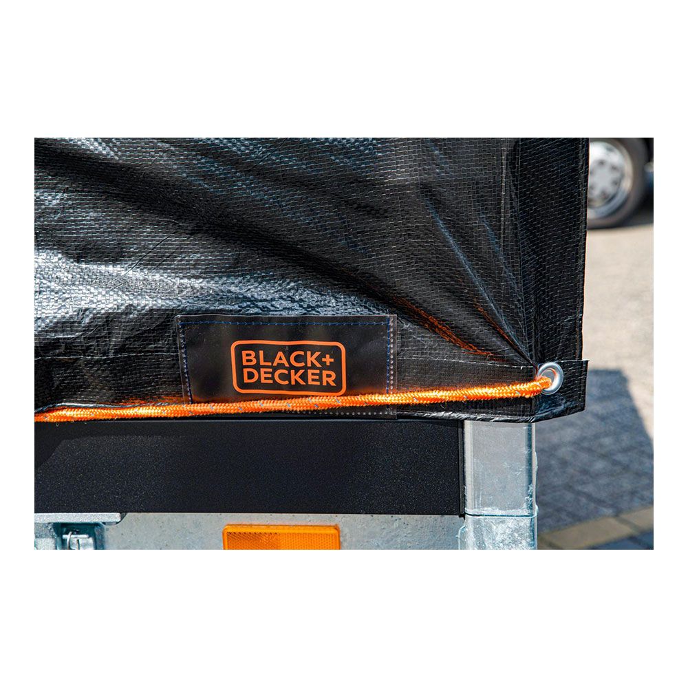 Lona preta para reboque, medidas: 1,6X2,5m. black & decker - Image 2