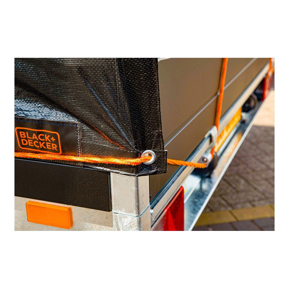 Lona preta para reboque, medidas: 2X3m. black & decker - Image 3