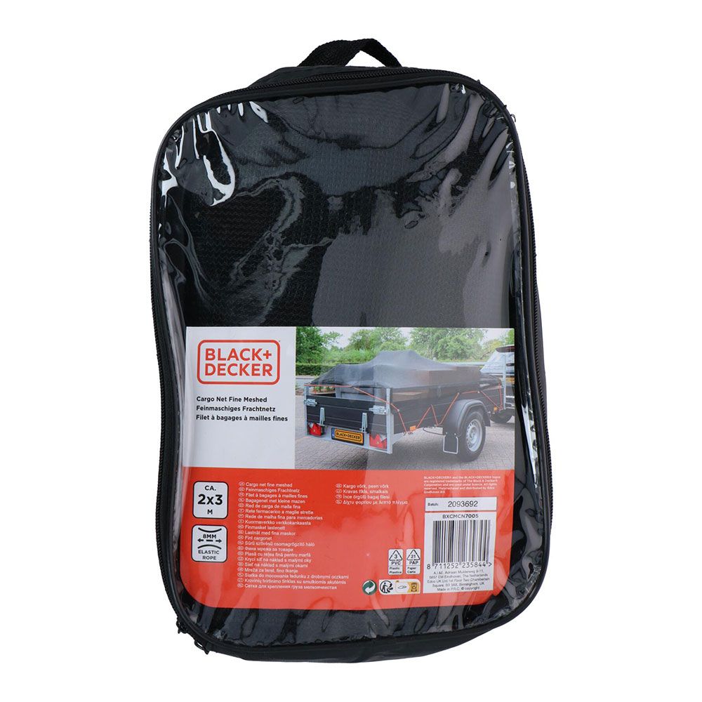 Rede elástica de carga, medidas: 2X3m, com 14 ilhós. black & decker - Image 6