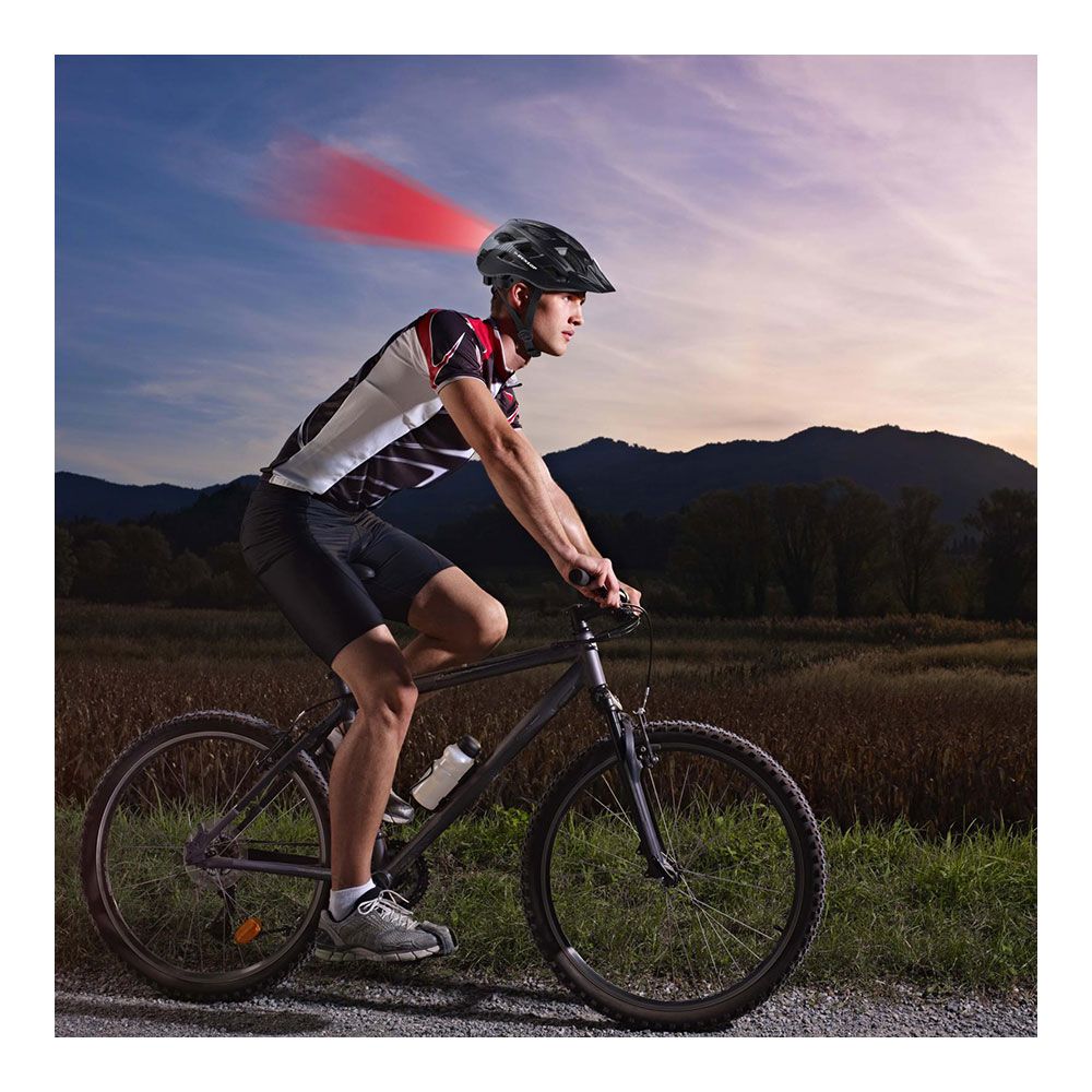 Capacete de bicicleta com leds vermelhos tamanho l 58-61 cm - Image 2