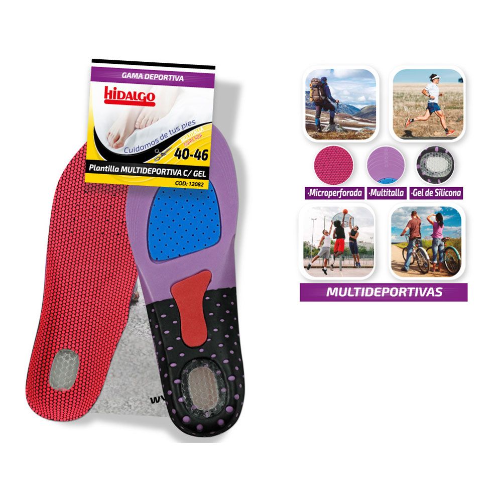 Palmilha para calçado multidesportiva GEL t: 40-46 - Image 2