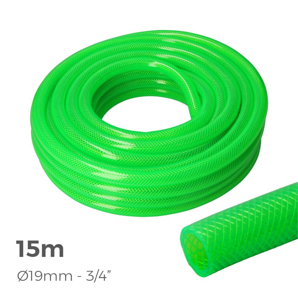 Mangueira de jardim estandar Ø19 mm, ¾ POL, 15 m