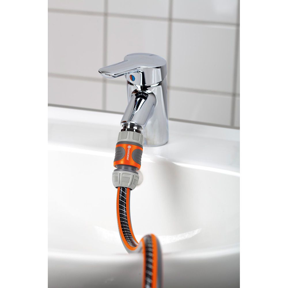 Adaptador roscado para ligação à torneira de cozinha. conexão macho Ø26,5 mm (3/4) para fêmea M22x1mm. gardena - Image 2