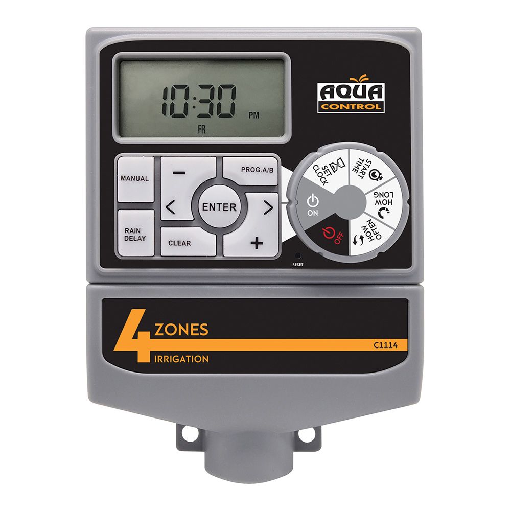 Controlador eletrônico de irrigação access de 4 zonas