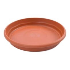 Prato de injeção COR terracota Ø34 cm para vaso ref: 74863