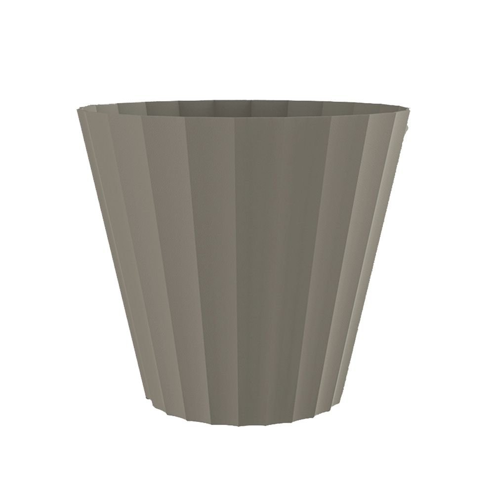 Vaso doric moldado por injeção, COR taupe, Ø32 x 29 cm