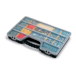 TERRY Organizador de compartimento com tampa até 20 divisões: 5 divisórias fixas + 15 divisórias removíveis 51 x 33 x 6 cm