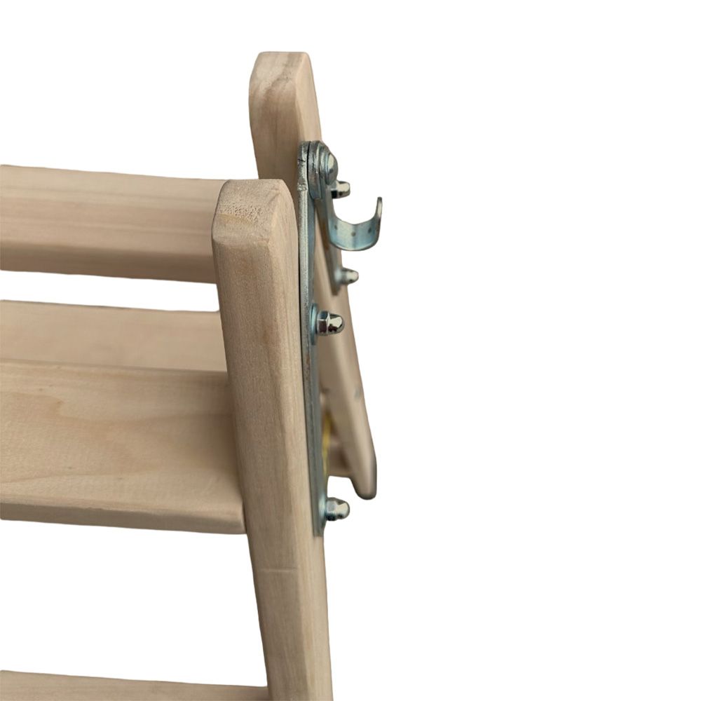 Escadote de madeira degraus largos 139cm altura BLD-5 plabell - Image 3