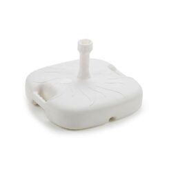 Base para chapéu-de-sol 18 l branco 44 x 44 x 12 cm