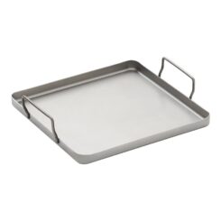 Bandeja de aço para forno 26 x 30 x 1,5 cm