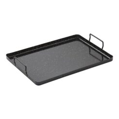 Bandeja de aço esmaltado para forno 18 x 18 x 1,5 cm