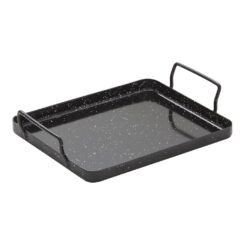 Bandeja de aço esmaltado para forno 26 x 30 x 1,5 cm