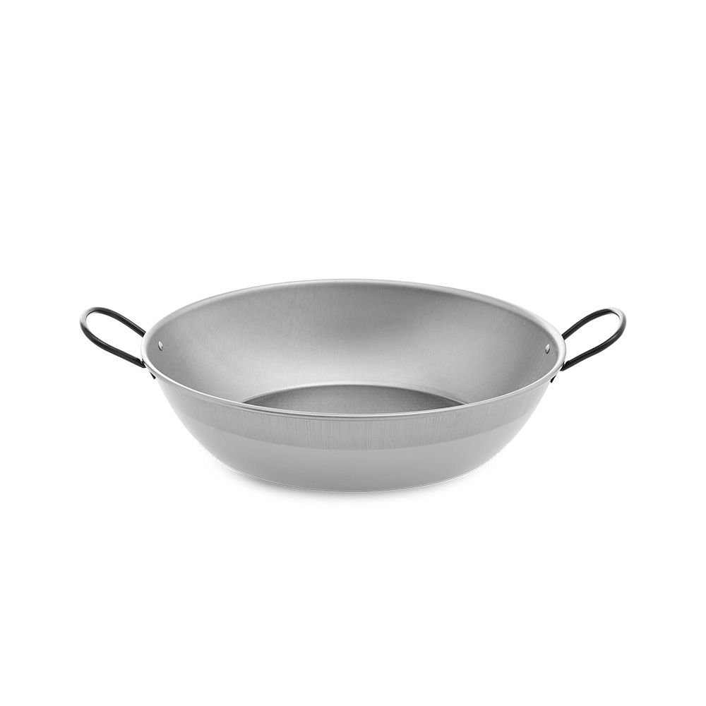 Frigideira funda polida com pegas Ø30cm. vaello