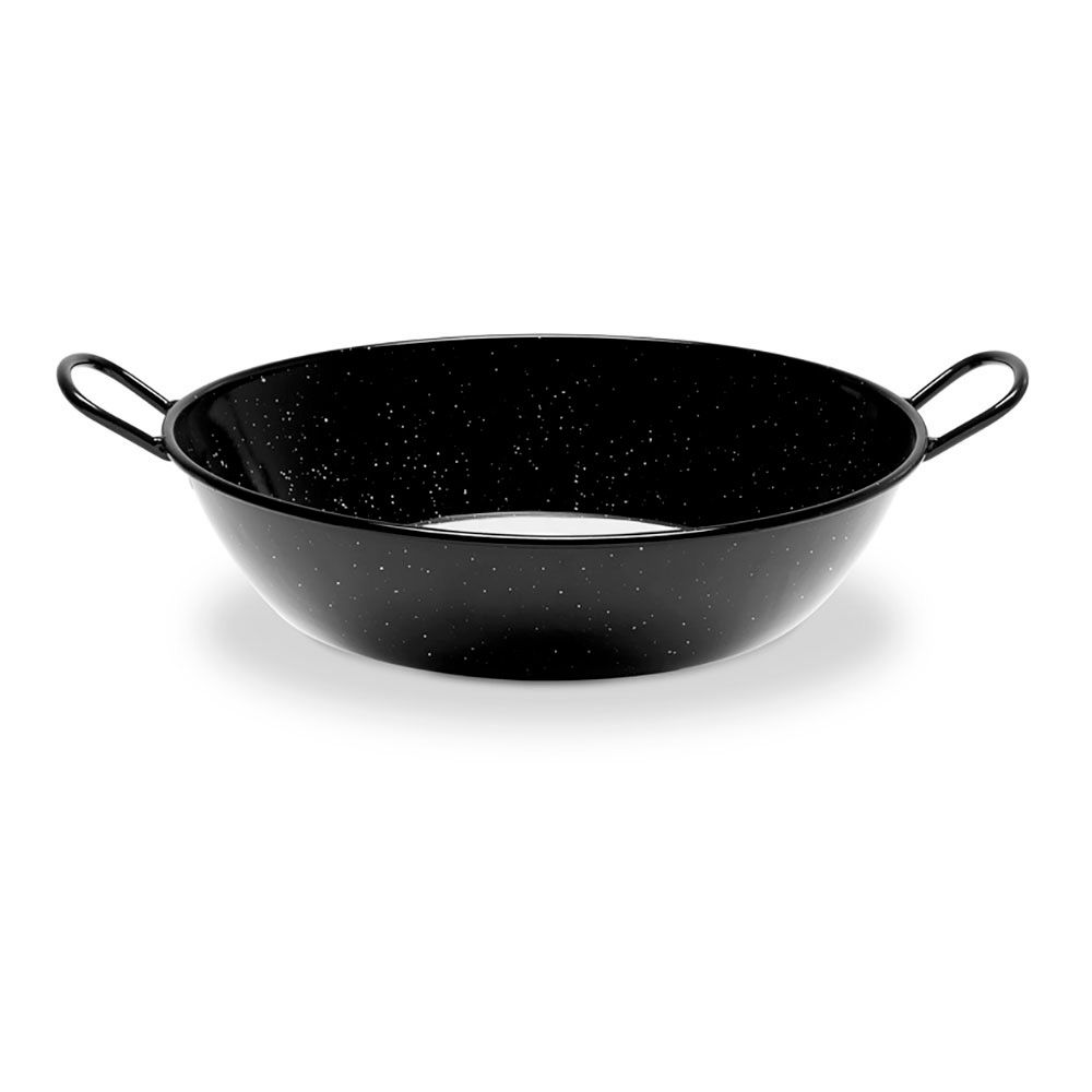 Frigideira funda esmaltada com pegas para indução-vitrocerâmica Ø28cm. vaello