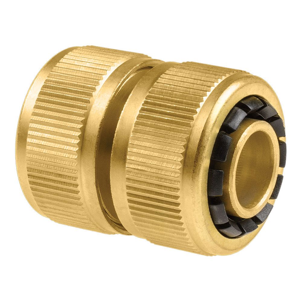 Reparador de manguera de latón brass 6 bar, ¾ pulg, blister