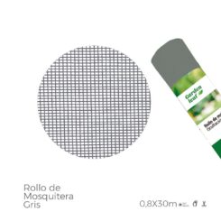 Rolo de mosquiteiro cinza, 0,80 x 30 m