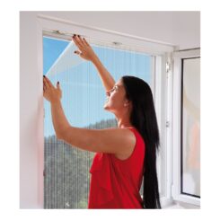 SCHELLENBERG Rede mosquiteira com fecho de velcro, branca, 130 x 150 cm
