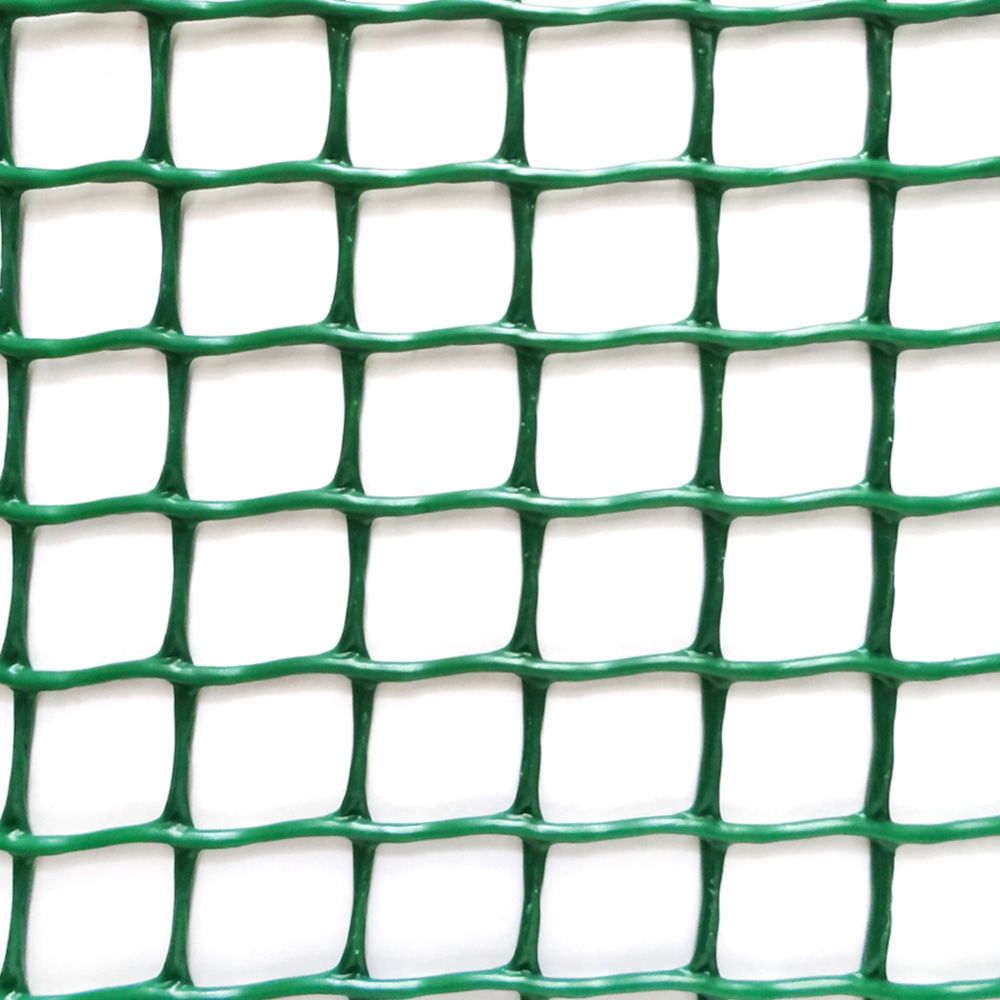 Rolo de malha quadrada leve Cadrinet 10 x 10 mm verde, 1 x 25 m